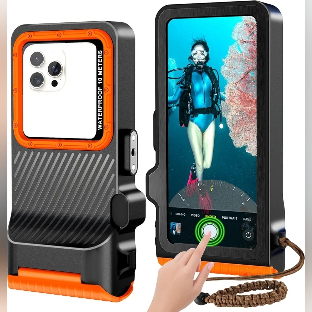 Waterproof Phone Case, Touch Screen Photo Video Housing Cover, Diving Snorkeling